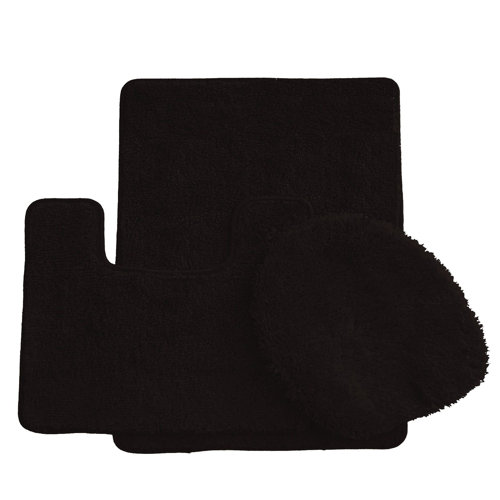 Red Barrel Studio® Mckeel Polyester NonSlip Solid Bath Rug Set